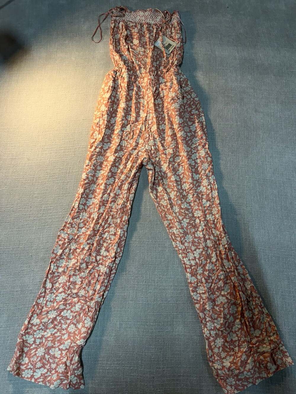 Faherty Renata Jumpsuit in Coral Nusa Floral